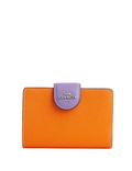 Coach Medium Corner Zip Wallet In Colorblock
