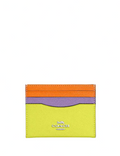 Coach Slim Id Card Case In Colorblock