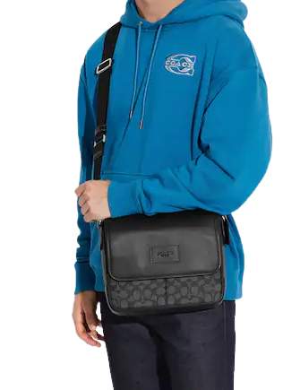 Coach Sprint Map Bag 25 In Signature Jacquard
