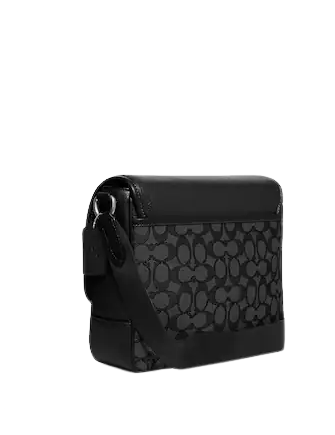 Coach Sprint Map Bag 25 In Signature Jacquard
