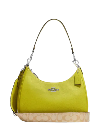 Coach Teri Hobo With Signature Canvas