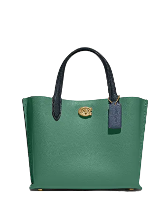 Coach Willow Tote 24 In Colorblock