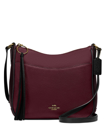 Coach Colorblock Chaise Crossbody in Pebble Leather