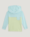 Toddler Colorblock Bamboo Shade Hoodie - Tropic Sea / Lime