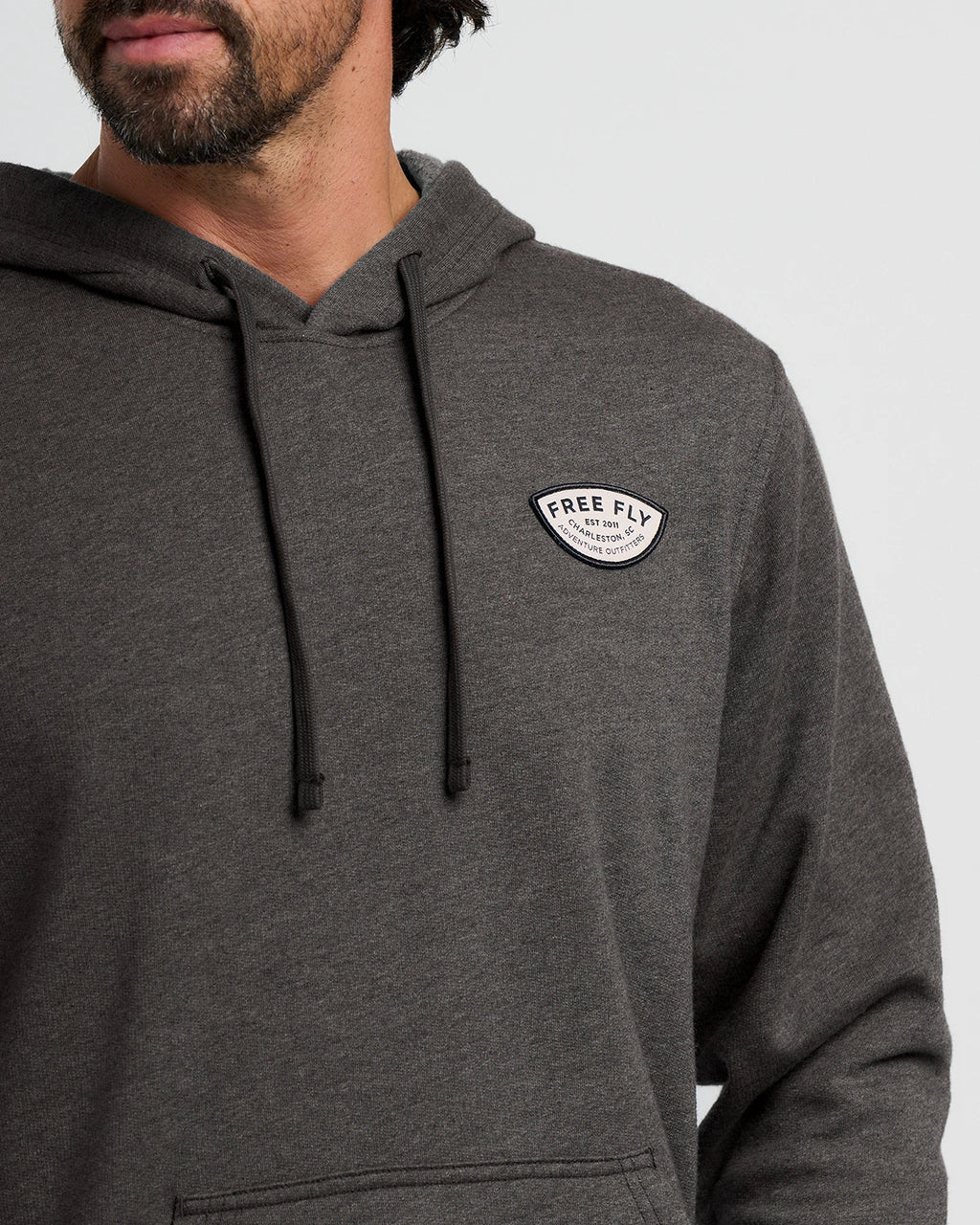 Vintage Outfitters Fleece Hoodie - Heather Black Sand