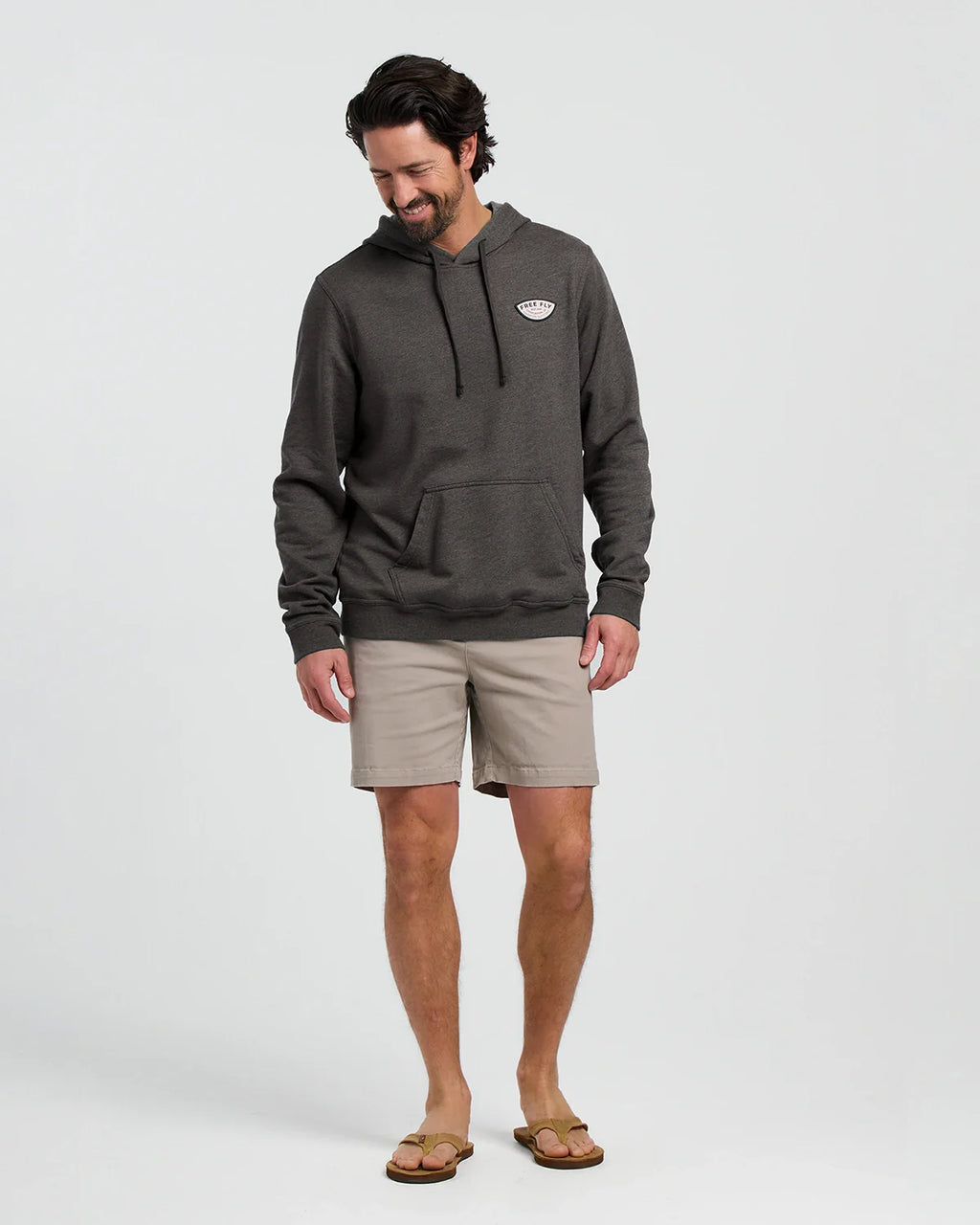 Vintage Outfitters Fleece Hoodie - Heather Black Sand