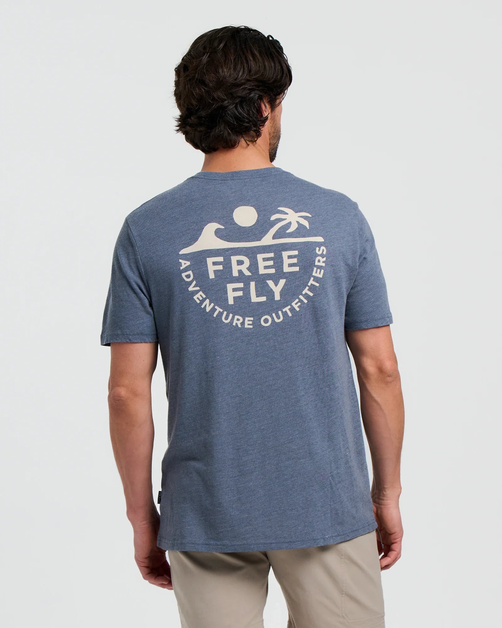 Rising Tide Tee - Heather Storm Cloud
