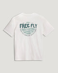 Blue Edge Pocket Tee - Bright White