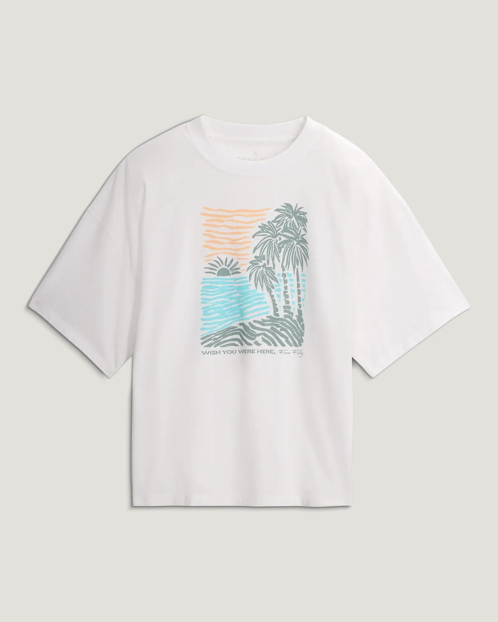 Women's Wish You Were Here Tee - Bright White
