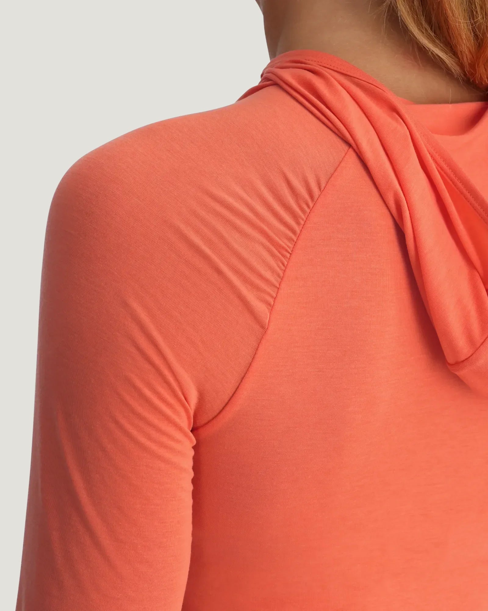 Women's Elevate Lightweight Fitted Hoodie - Flamingo