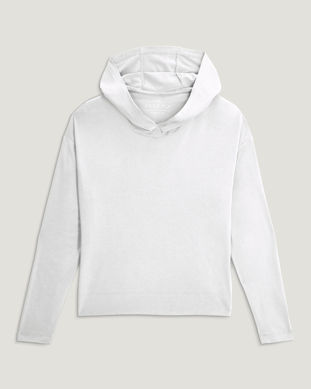 Women's Bamboo Shade Crossover Hoodie - Bright White