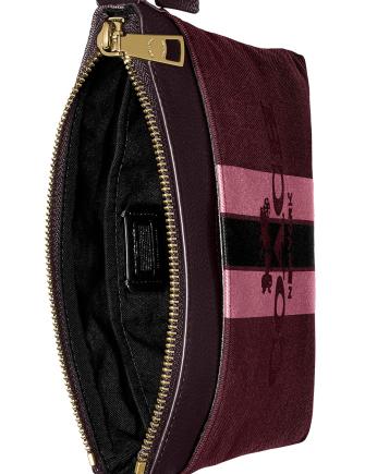Coach Horse And Carriage Jacquard Kitt Crossbody
