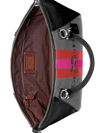 Coach Horse And Carriage Jacquard Prairie Satchel