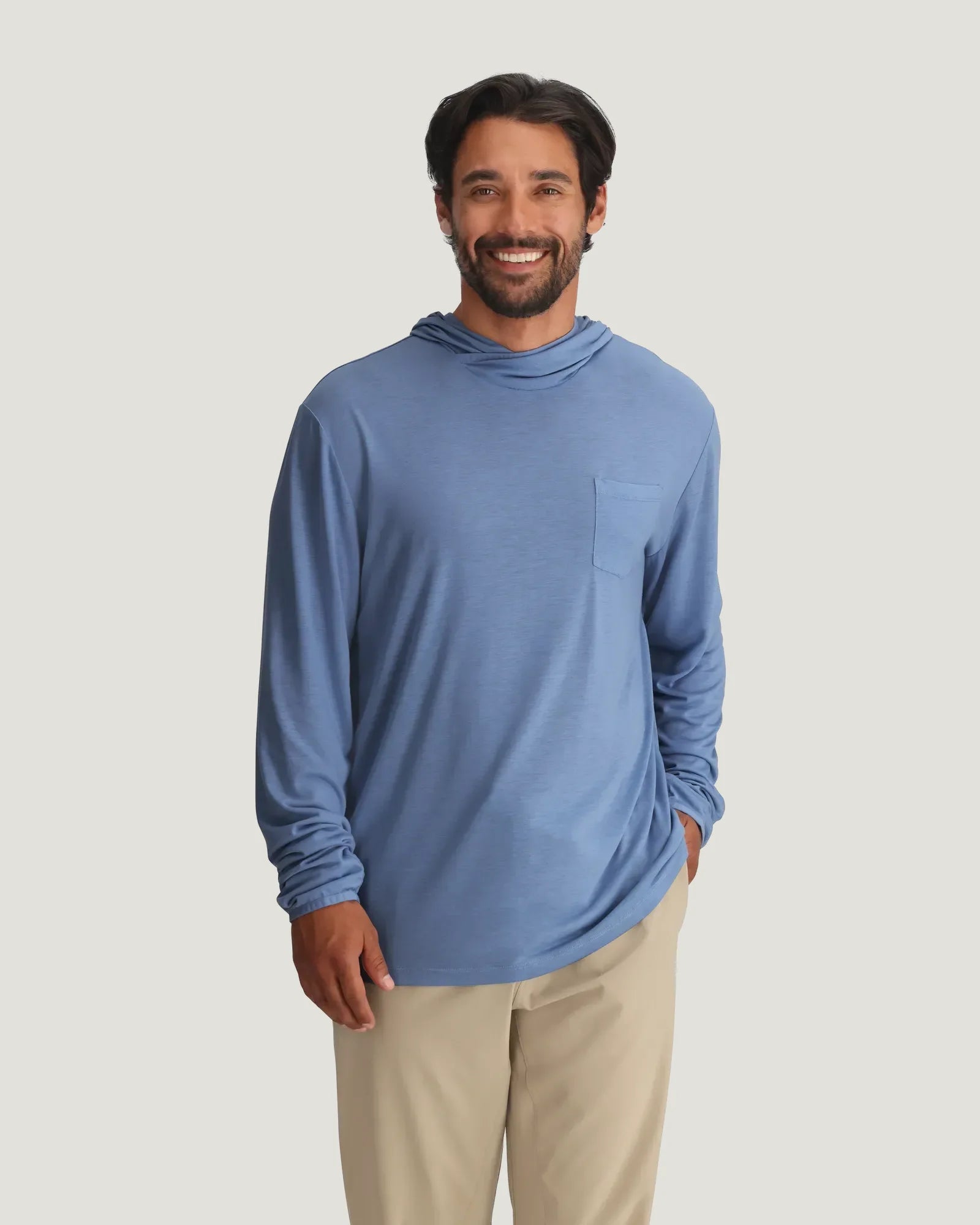 Men's Bamboo Lightweight Hoodie - Last Light