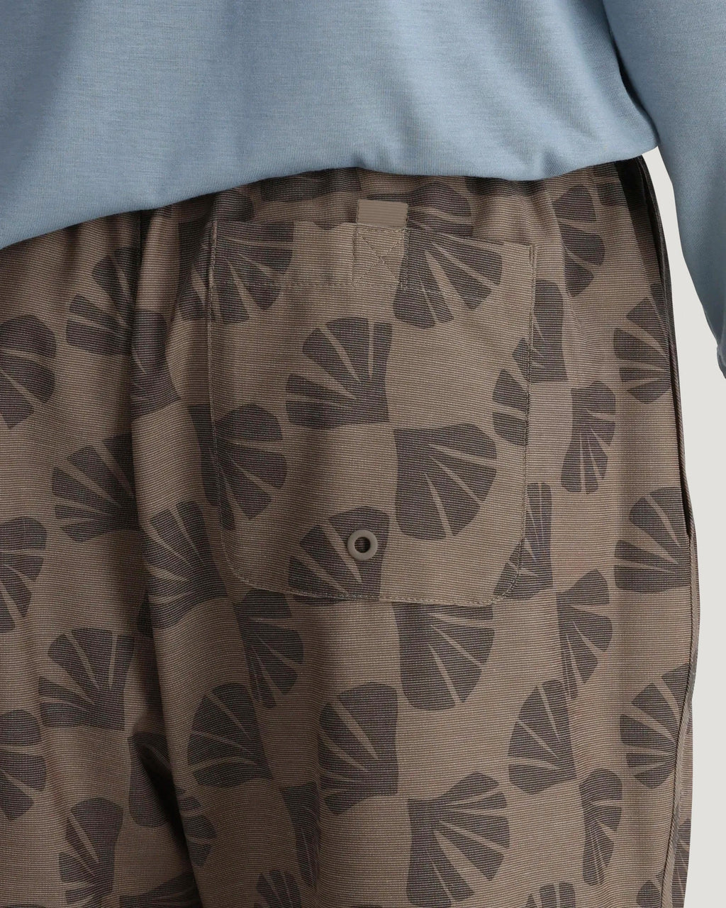 Men's Reverb Short Unlined – 7" - Sea Scallop Print Fossil
