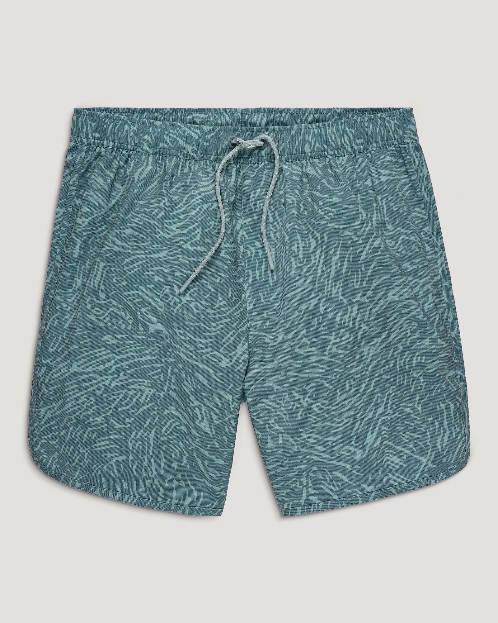 Youth Reverb Short Unlined – 4" - Tidal Flow Print Stormy Sea