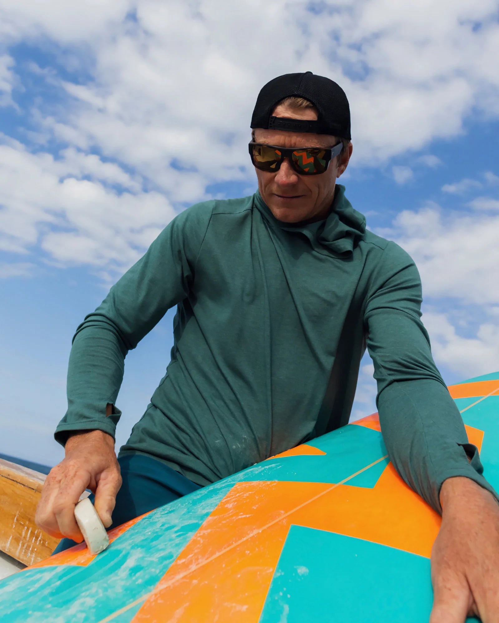 Men's Elevate Lightweight Hoodie - Vintage Camo Aspen Grey