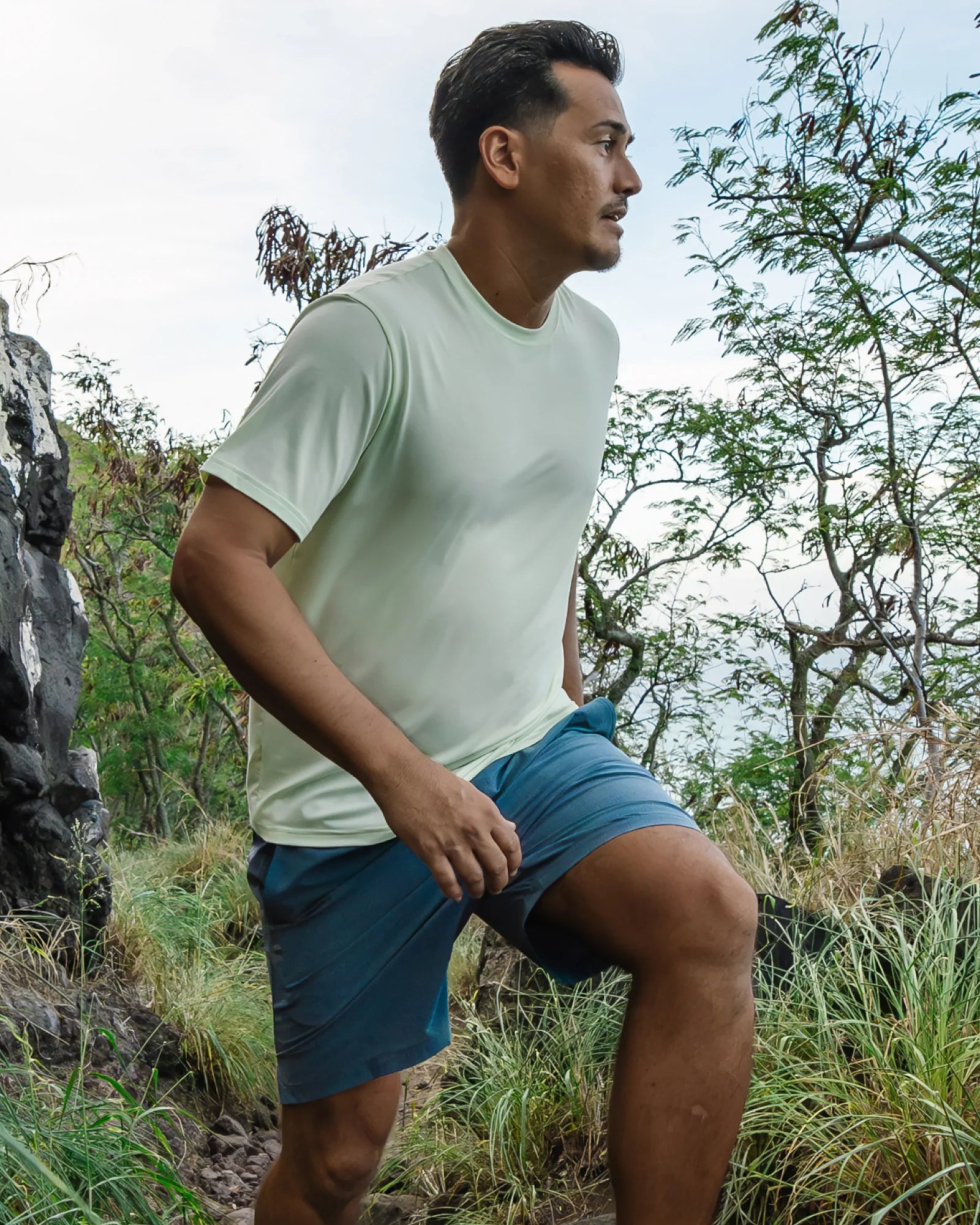 Men's Elevate Lightweight Tee - Red Clay