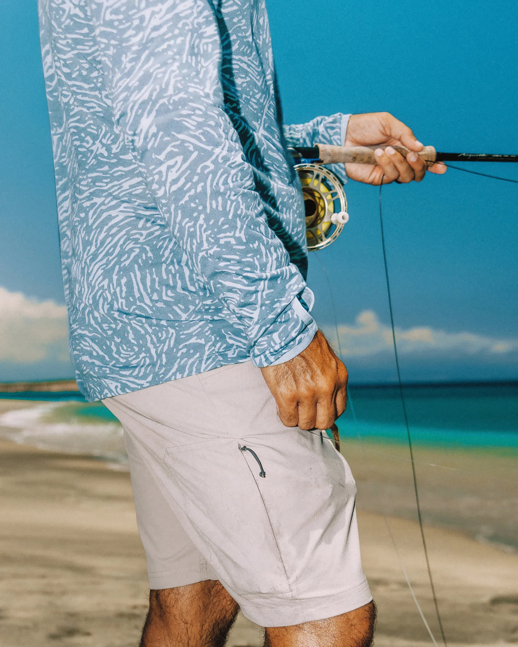 Men's Bamboo Lightweight Hoodie - Lime