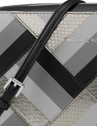 Michael Michael Kors Marquetry Patchwork Jet Set Large EW Crossbody