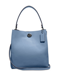 Coach Polished Pebble Leather Charlie Bucket Crossbody