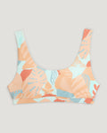 Women's Wavebound Scoop Bikini Top - Calypso Print Light Coral