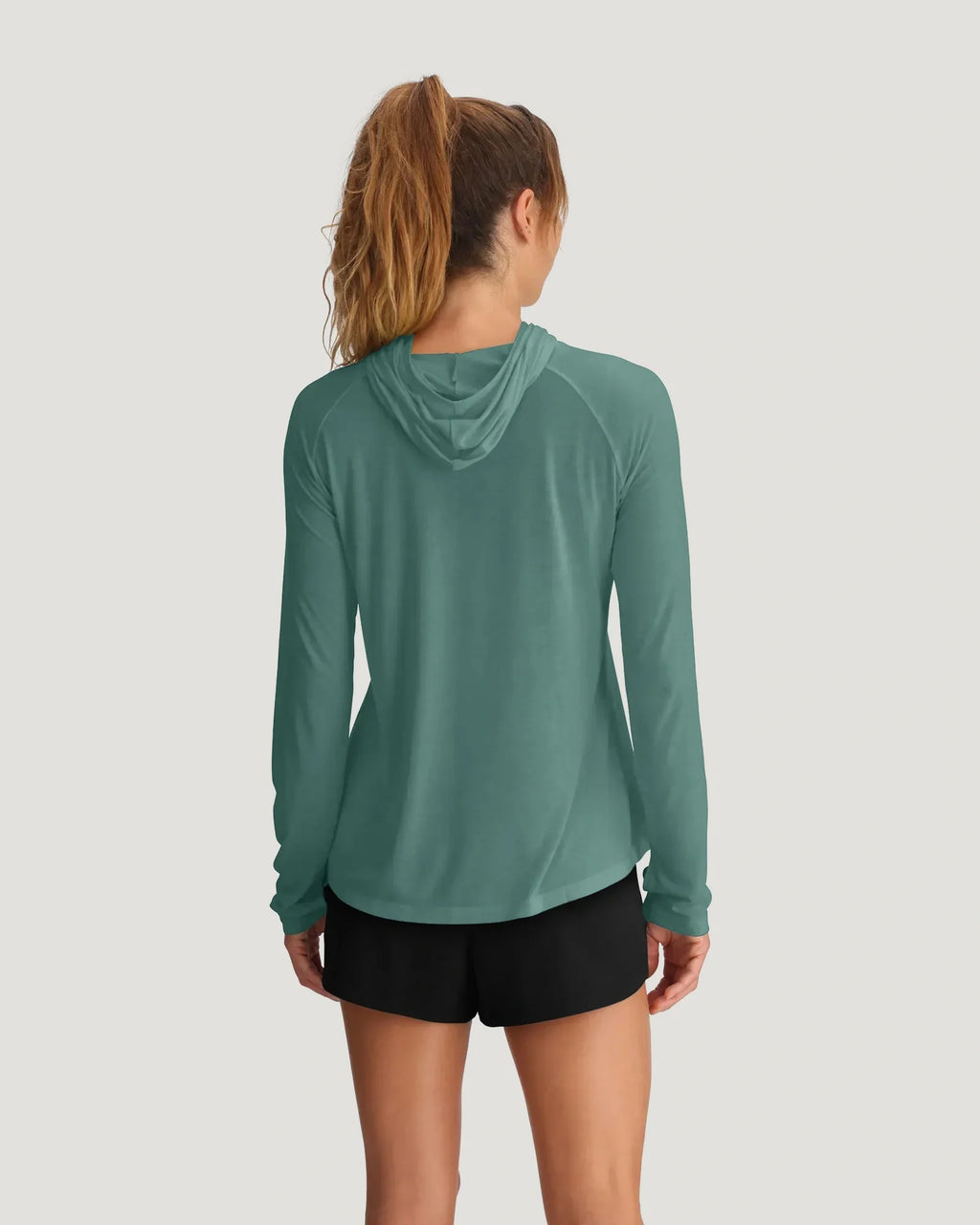 Women's Bamboo Lightweight Hoodie II - Sea Pine