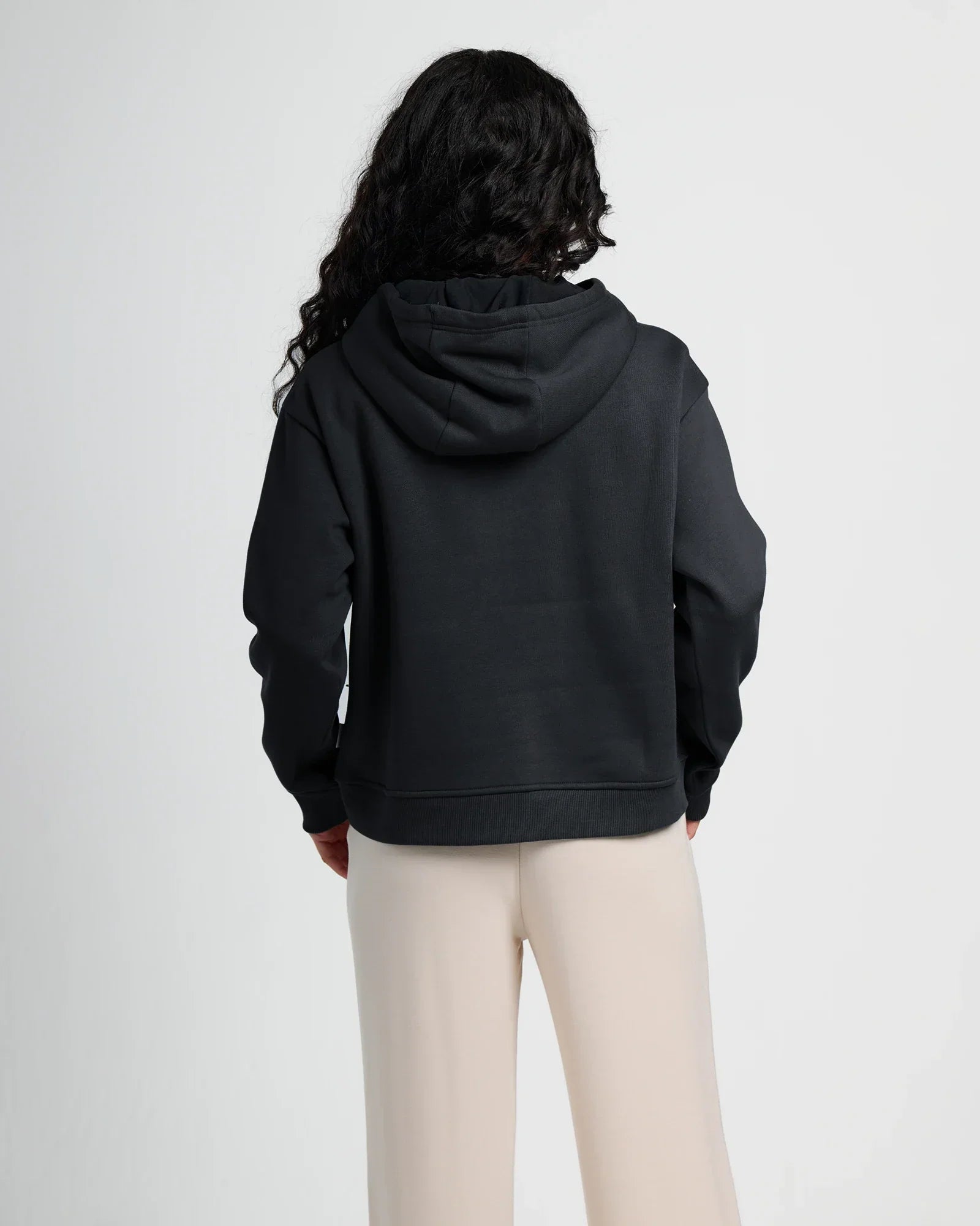 Women's Bamboo Northcoast Fleece Anorak - Black