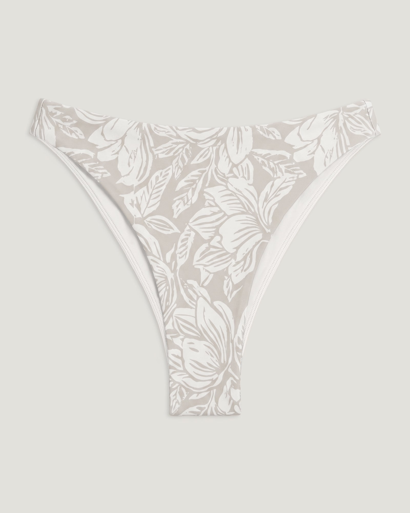 Women's Wavebound Cheeky Bikini Bottom - Nolia Floral Print Stone