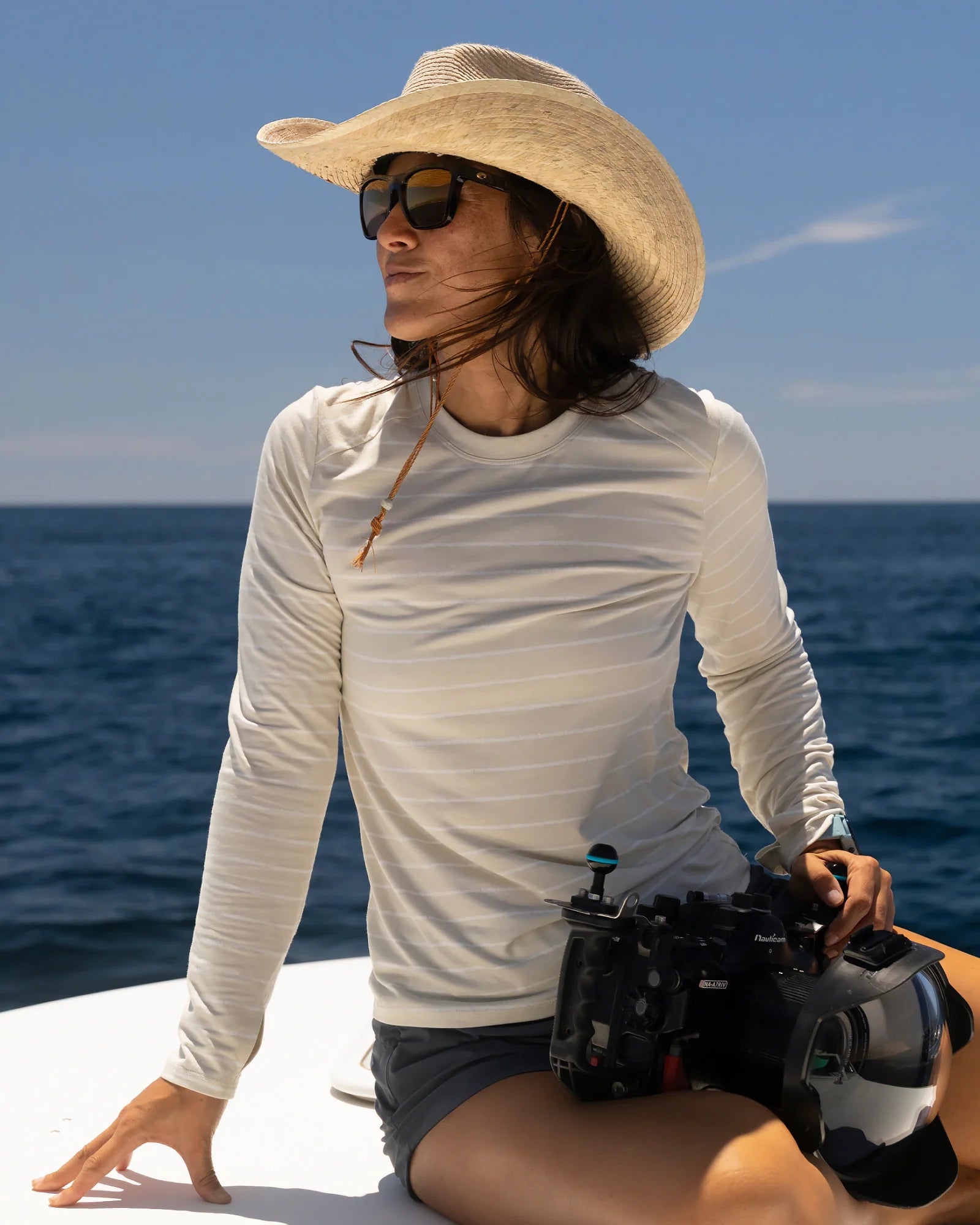 Women's Bamboo Shade Long Sleeve II - Tropic Sea