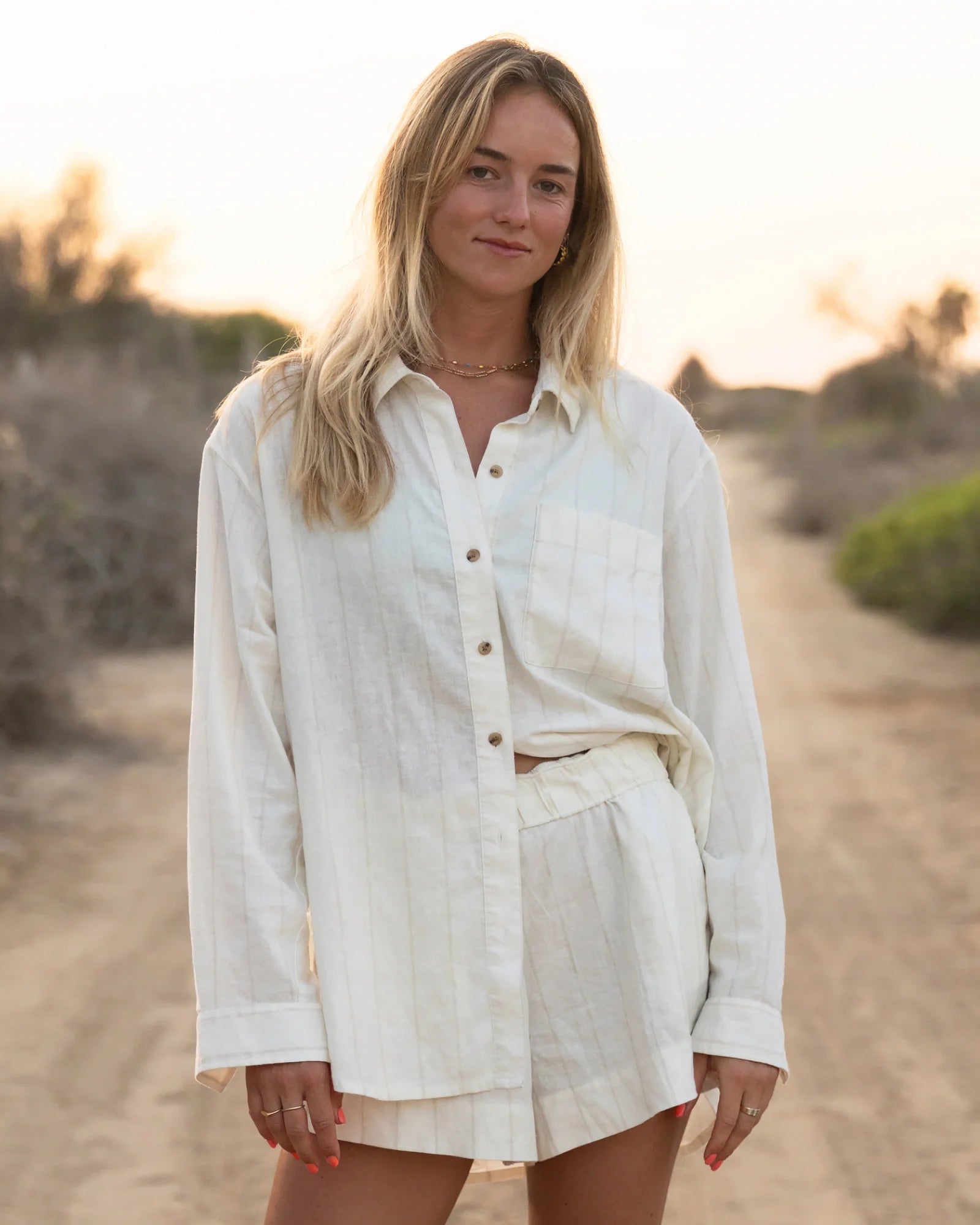 Women's Sullivan's Short - Sea Scallop Print Desert Tan