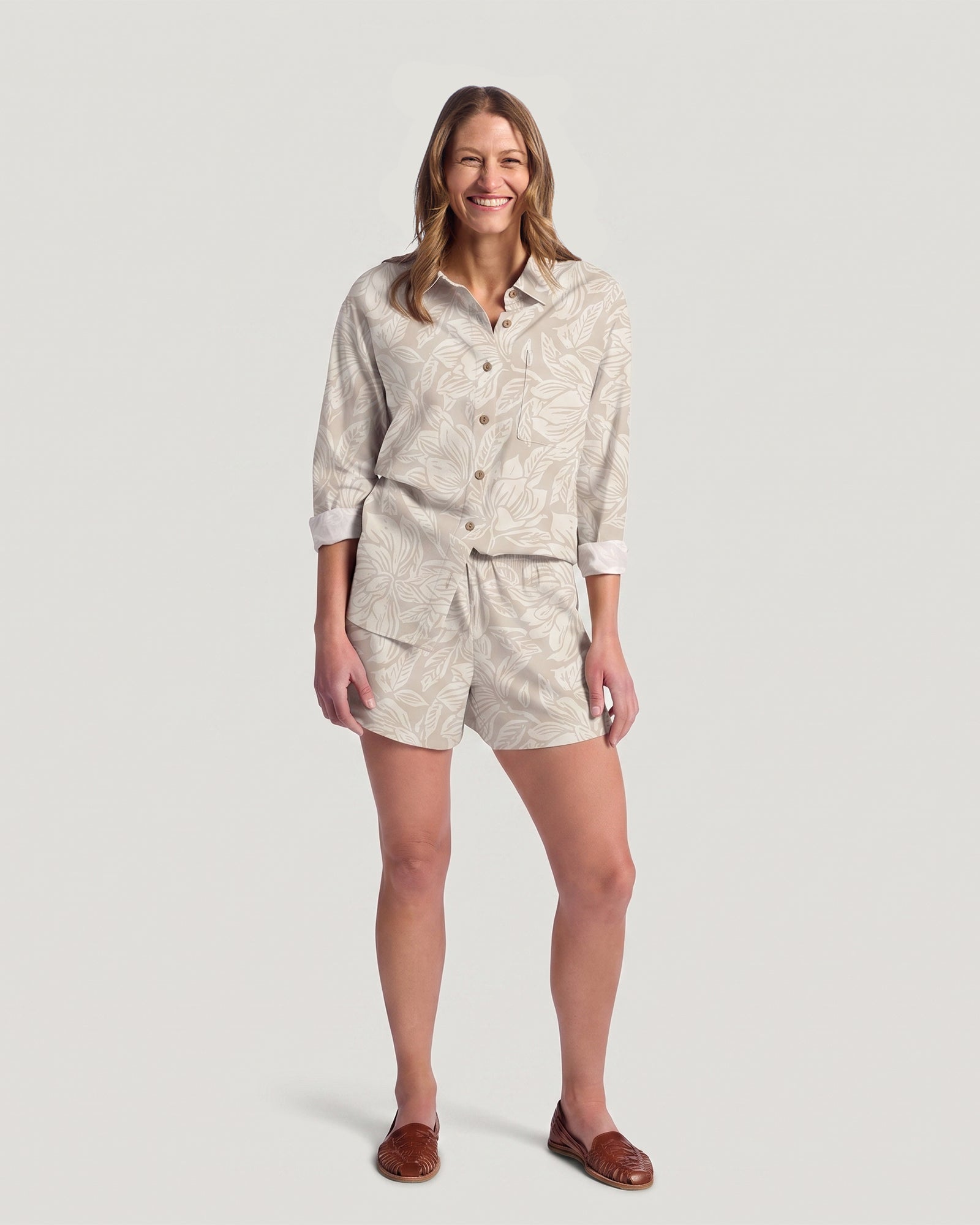Women's Sullivan's Short - Nolia Floral Print Stone