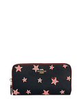 Coach Accordion Zip Wallet Americana Star Print