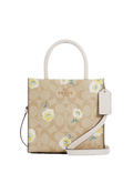 Coach Mini Cally Crossbody In Signature Canvas With Daisy Print