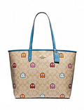 Coach Pac-Man Signature Reversible City Tote