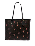 Coach Reversible City Tote in Signature Canvas With Party Mouse Print