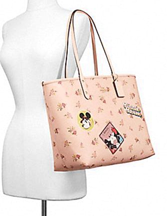 Coach X Disney Minnie Mouse Reversible City Tote