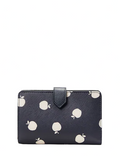 Kate Spade New York Staci Medium White Apple Compartment Bifold Wallet