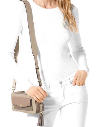 Michael Michael Kors Tricolor Leather Camera Bag