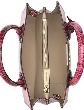 Michael Michael Kors Mercer Medium Snakeskin Crossbody